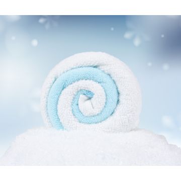 Bonbon Twist white/blue cloths