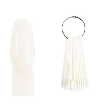 Acrylic tips on the ring -Almond-