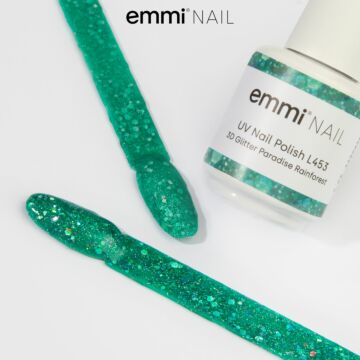 Emmi Shellac UV/LED lacquer 3D Glitter Paradise Rainforest -L453-