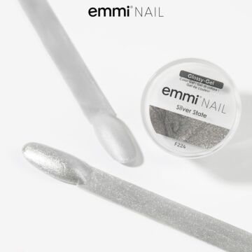 Emmi-Nail Glossy-Gel Silver State 5ml -F224-