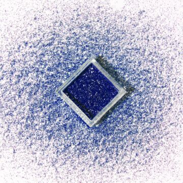 Glitter powder royal blue