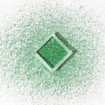 Glitter powder light green
