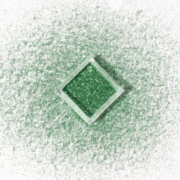 Glitter powder green