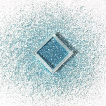 Glitter powder sky blue