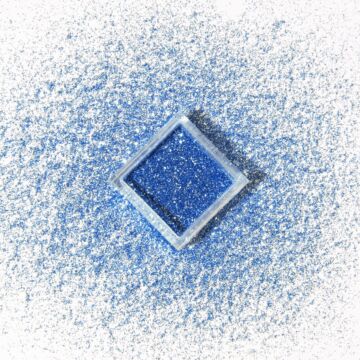 Glitter powder blue