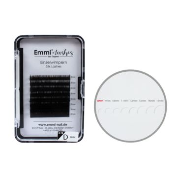 Emmi®-Lashes Silk Lashes individual lashes D-Curl 0.10mm