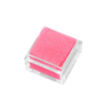 Glitter powder neon red