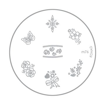 Konad stencil M76