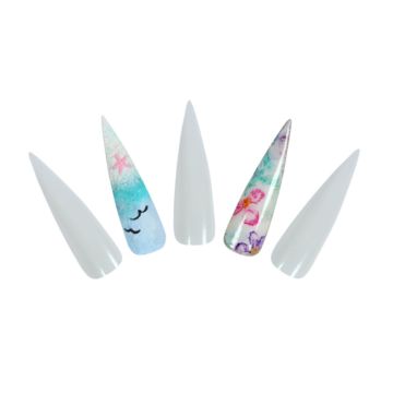 Emmi-Nail Pattern Tips Stiletto 240 pcs.