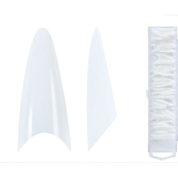 Emmi-Nail Stiletto tip box 100 pieces natural