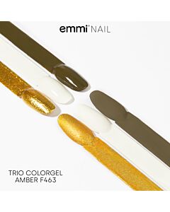Emmi-Nail Creamy-ColorGel Mini Set of 3 "Amber" -F463-