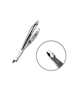 Cuticle nippers chrome-plated